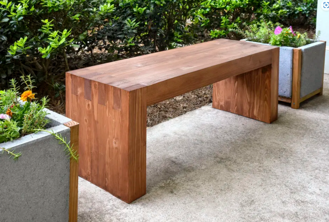 Easy DIY Outdoor Bench: Inspired by Williams Sonoma, a Breeze to Make!