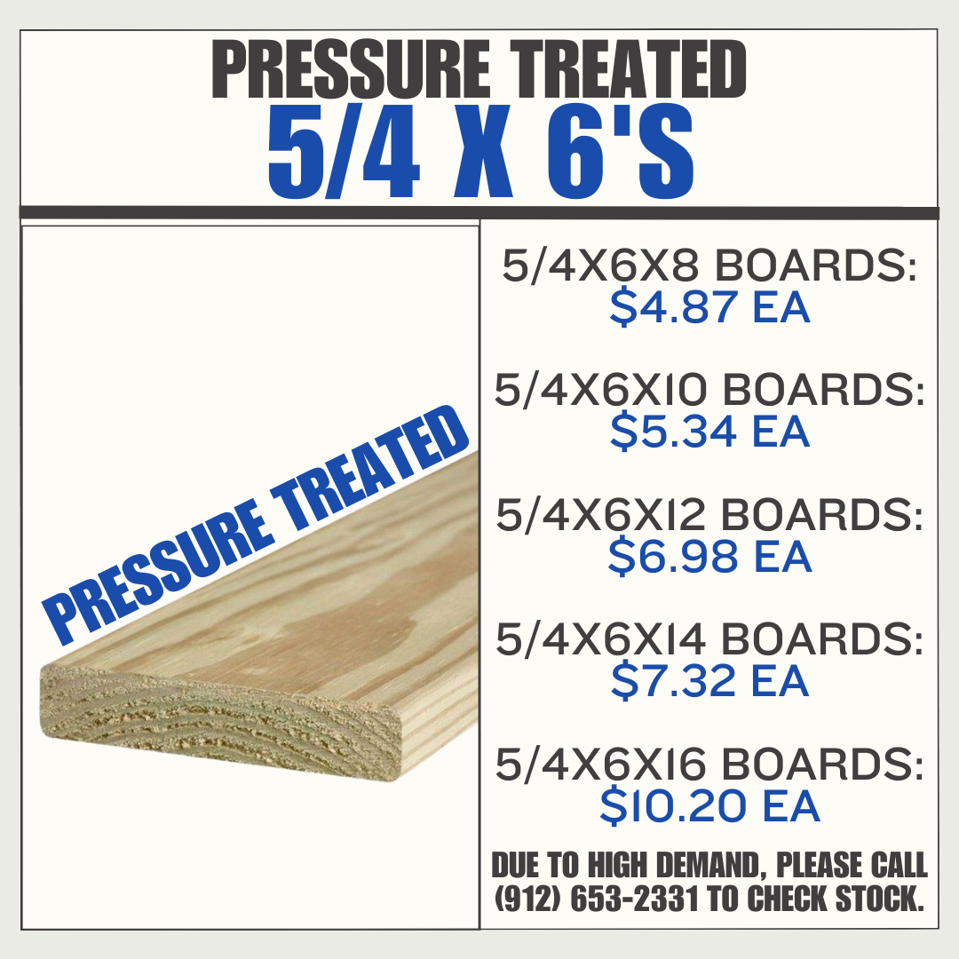 Pressure Treated Lumber