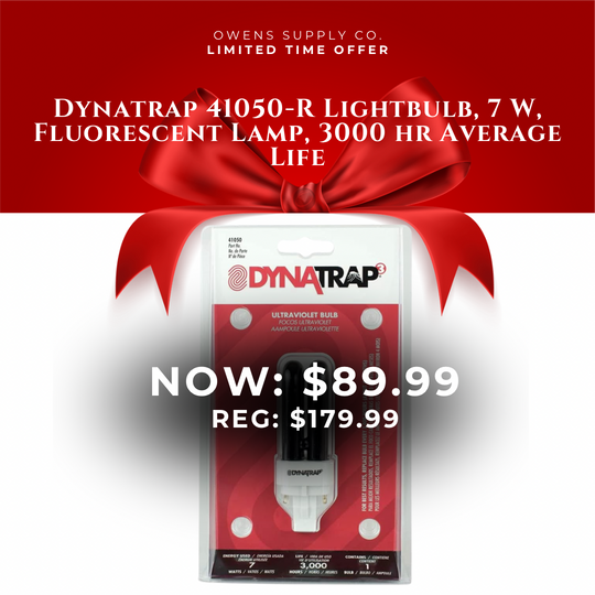 Dynatrap 41050-R Lightbulb, 7 W, Fluorescent Lamp, 3000 hr Average Life