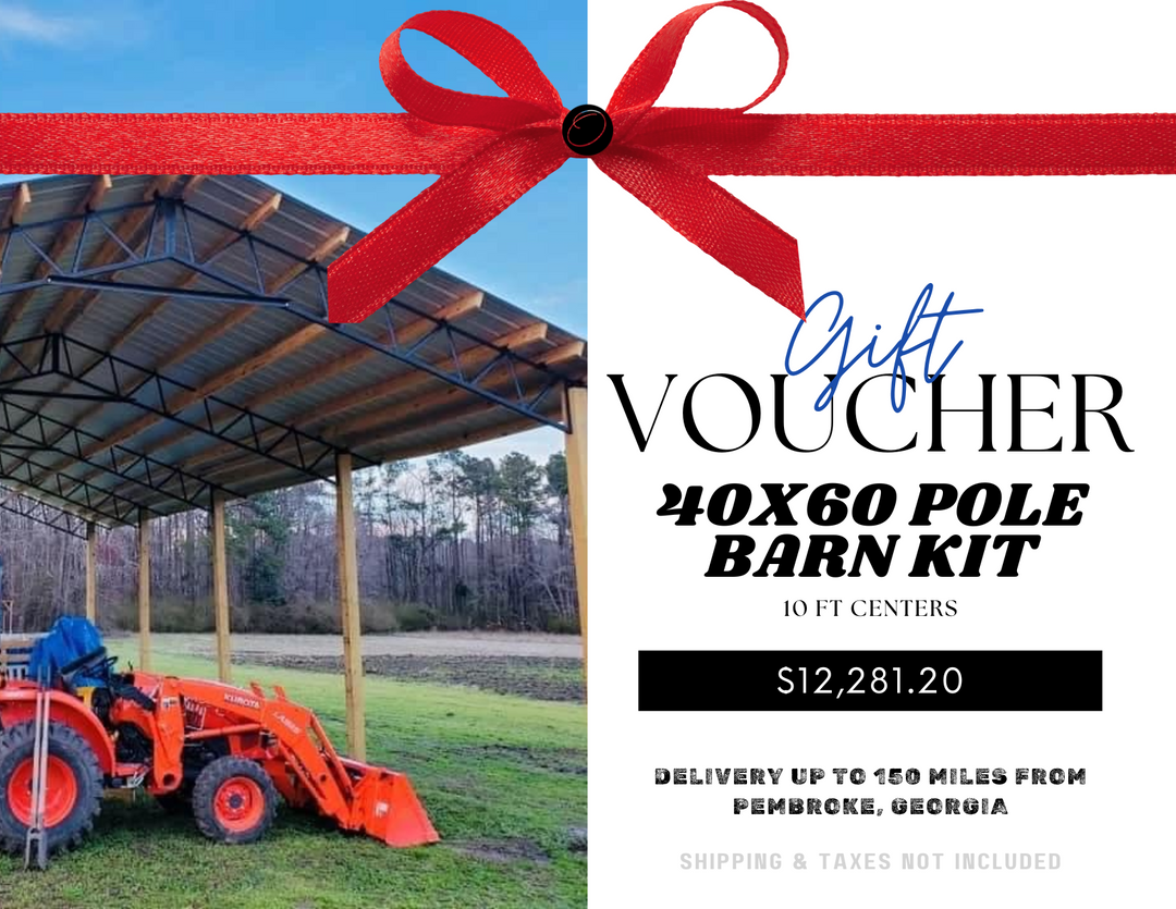 40x60 Complete Pole Barn Kit