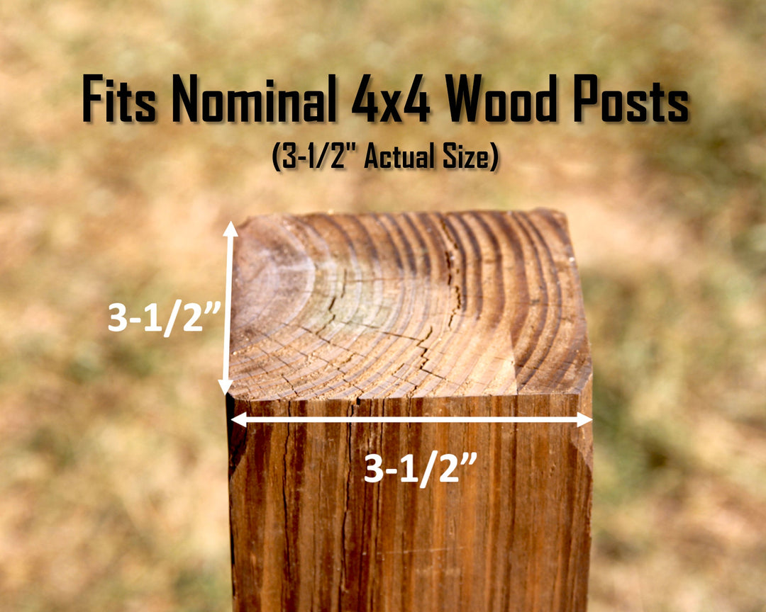 4x4 Bigfoot Walking Post Cap (Fits 3.5 x 3.5 Post Size)
