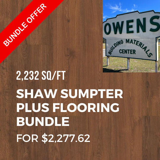 Shaw Sumpter Plus Bundle 2,232sq/ft for $2,277.62