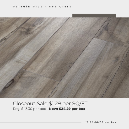 Sea Glass - Paladin Plus Vinyl Flooring by Shaw