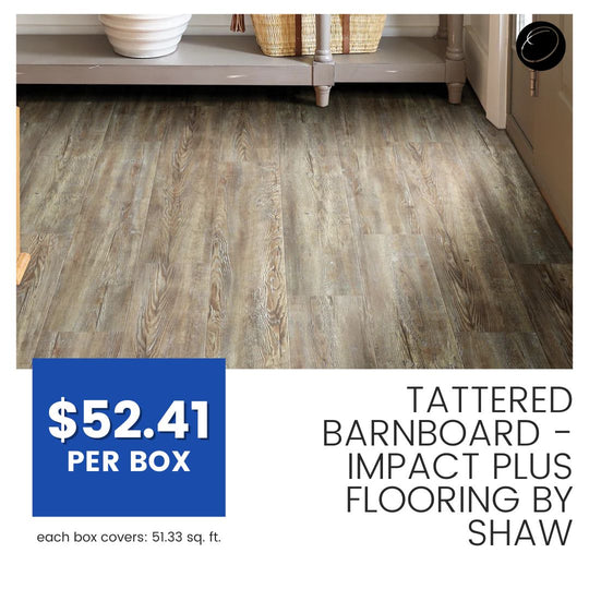 Tattered Barnboard - Impact Plus Flooring by Shaw