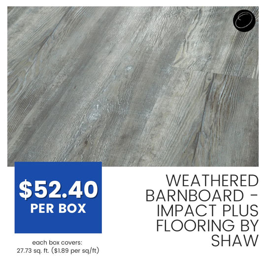 Weathered Barnboard - Impact Plus Flooring by Shaw