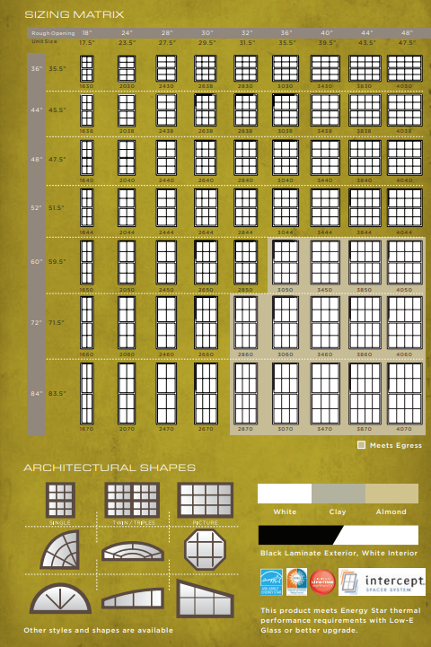 Croft - Builder Grade - Savannah Series 20 Vinyl Windows