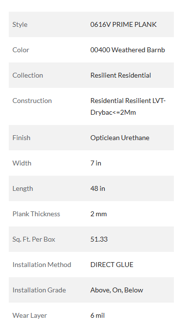 Weathered Barnboard - Prime Plank Flooring by Shaw