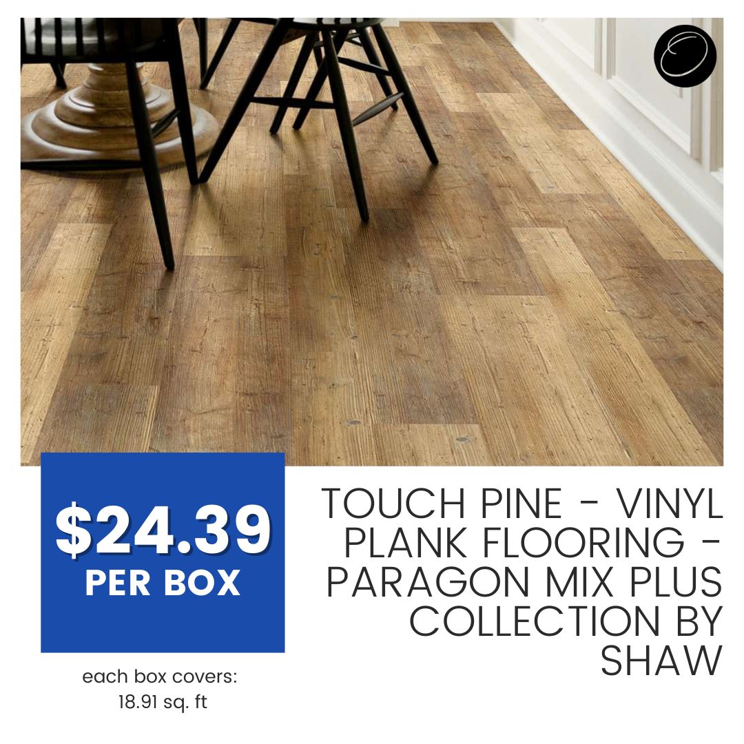 Touch Pine - Vinyl Plank Flooring - Paragon Mix Plus Collection by Shaw