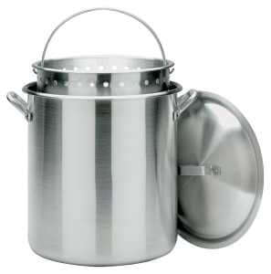 Bayou Classic 1200 Stock Pot, 120 qt Capacity, Aluminum